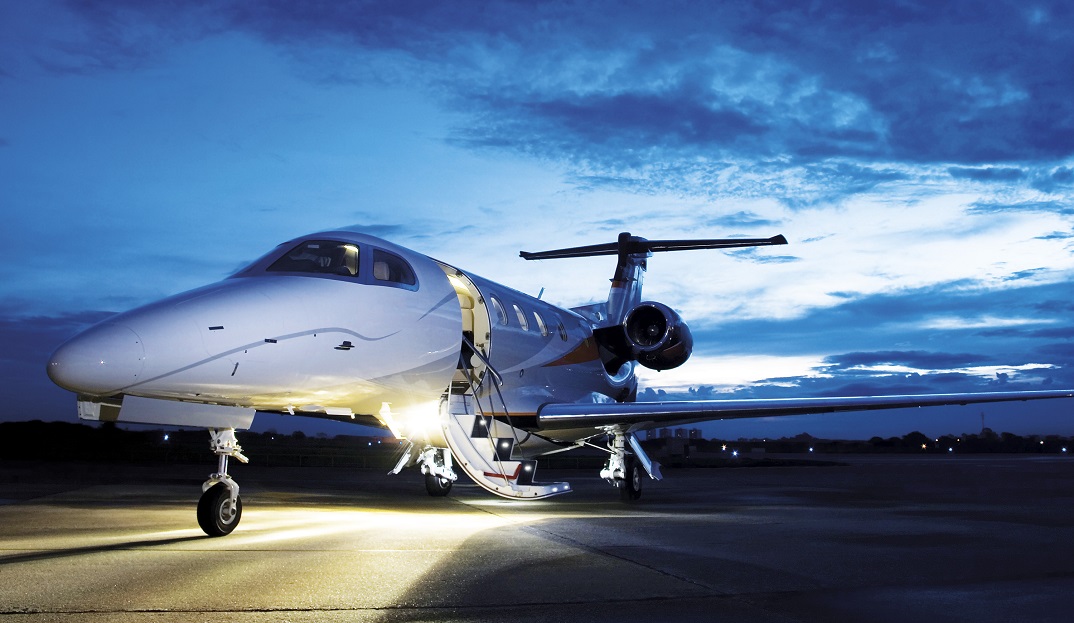 Embraer Phenom 300 on the tarmac